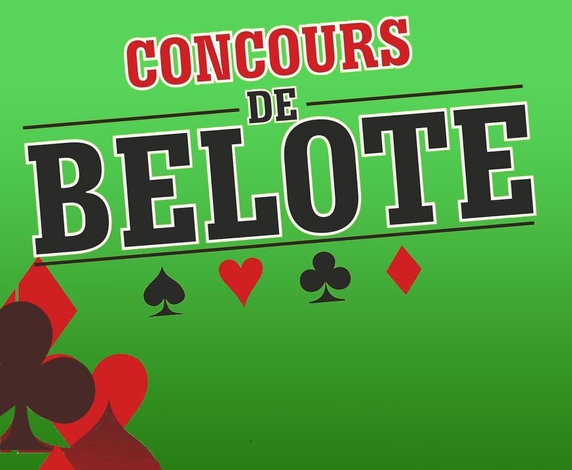 Concours de belot organisé par le club de l'amitié